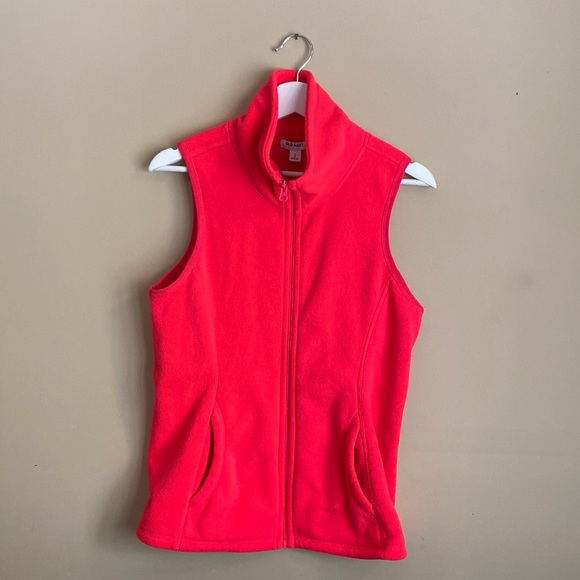Old Navy Bright Pink Fleece Warm Layer Vest - Picture 4 of 7
